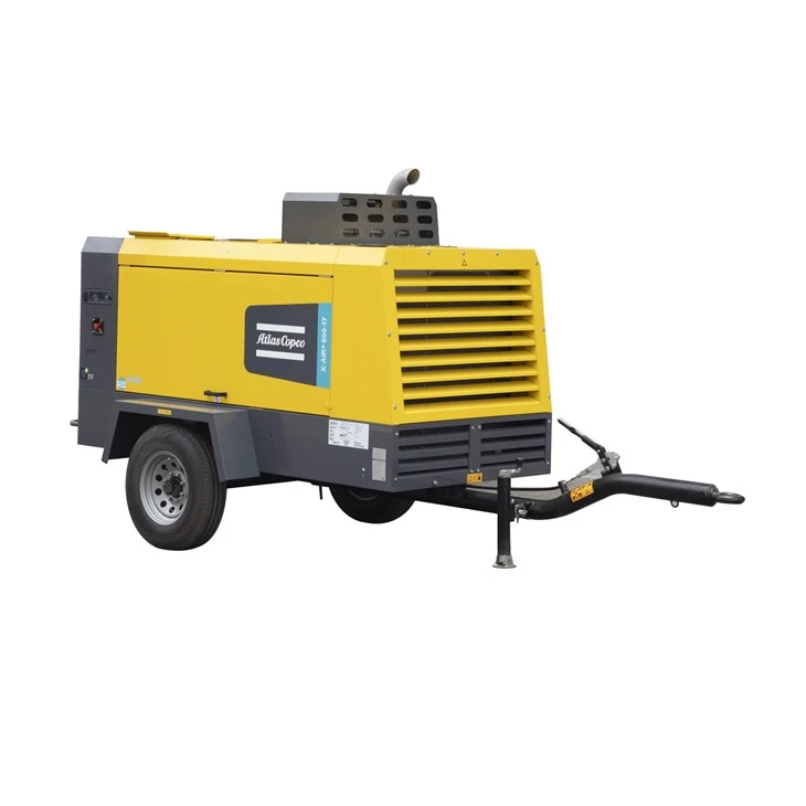 Compressore dell'aria a vite a un palco portatile motore diesel