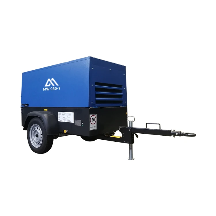 Compressore d'aria a vite mobile diesel