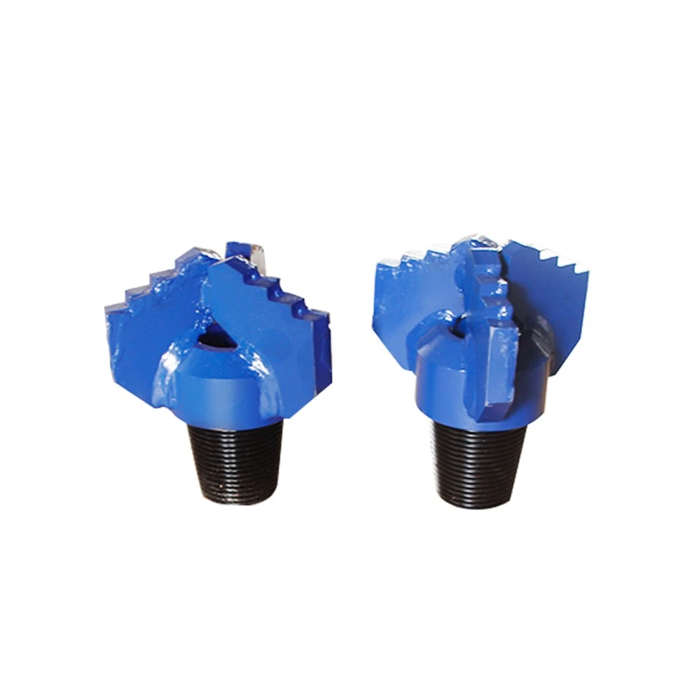 Bit di trascinamento di tre ala per perforazione di pozzi d'acqua